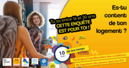16 - 30 ans : Répondez à l'enquête sur le logement dans les P.O.