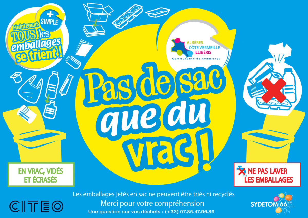 Pas de sac que du vrac